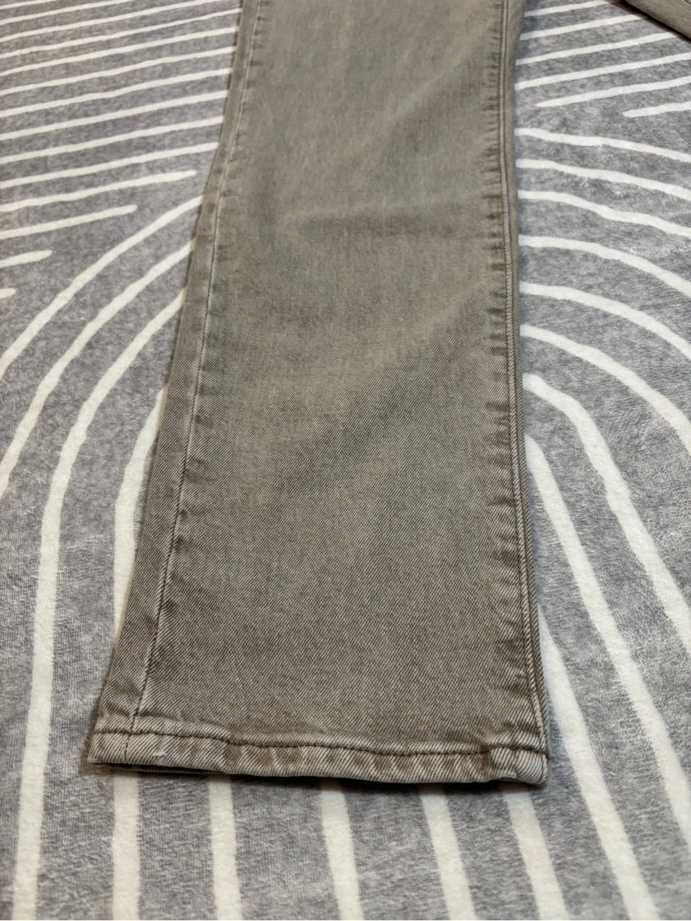 Abercrombie & Fitch Jeans, Slim Straight, 30x32, Gray Grey, Beige, NWOT